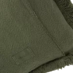 Close-up of a green fabric texture