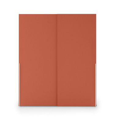 kids sliding wardrobe in orange