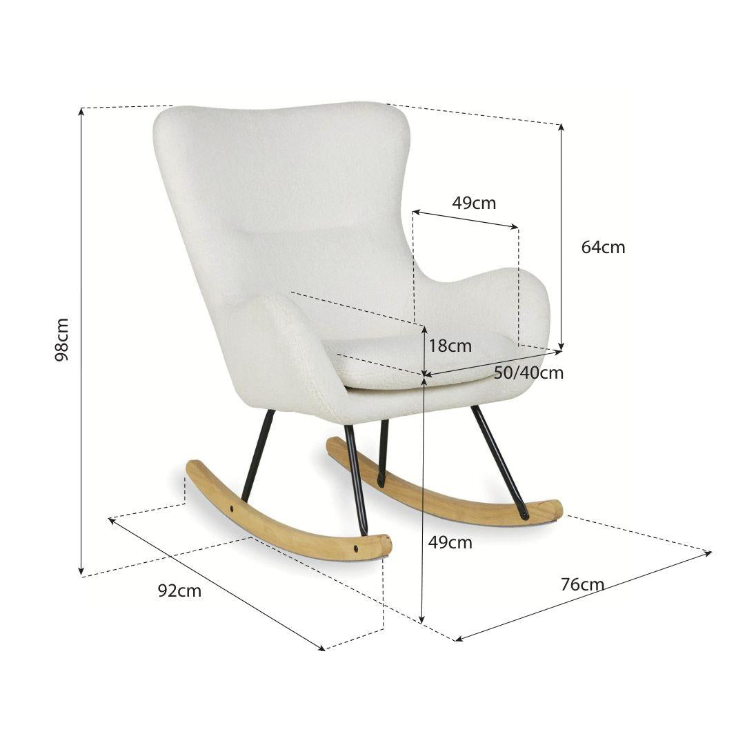 Quax Rocking Nursing Chair Basic - Desert