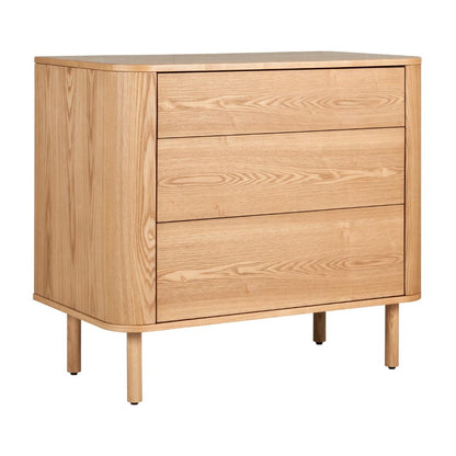 Quax Yume Chest of Drawers in Ash with Optional Changing Top