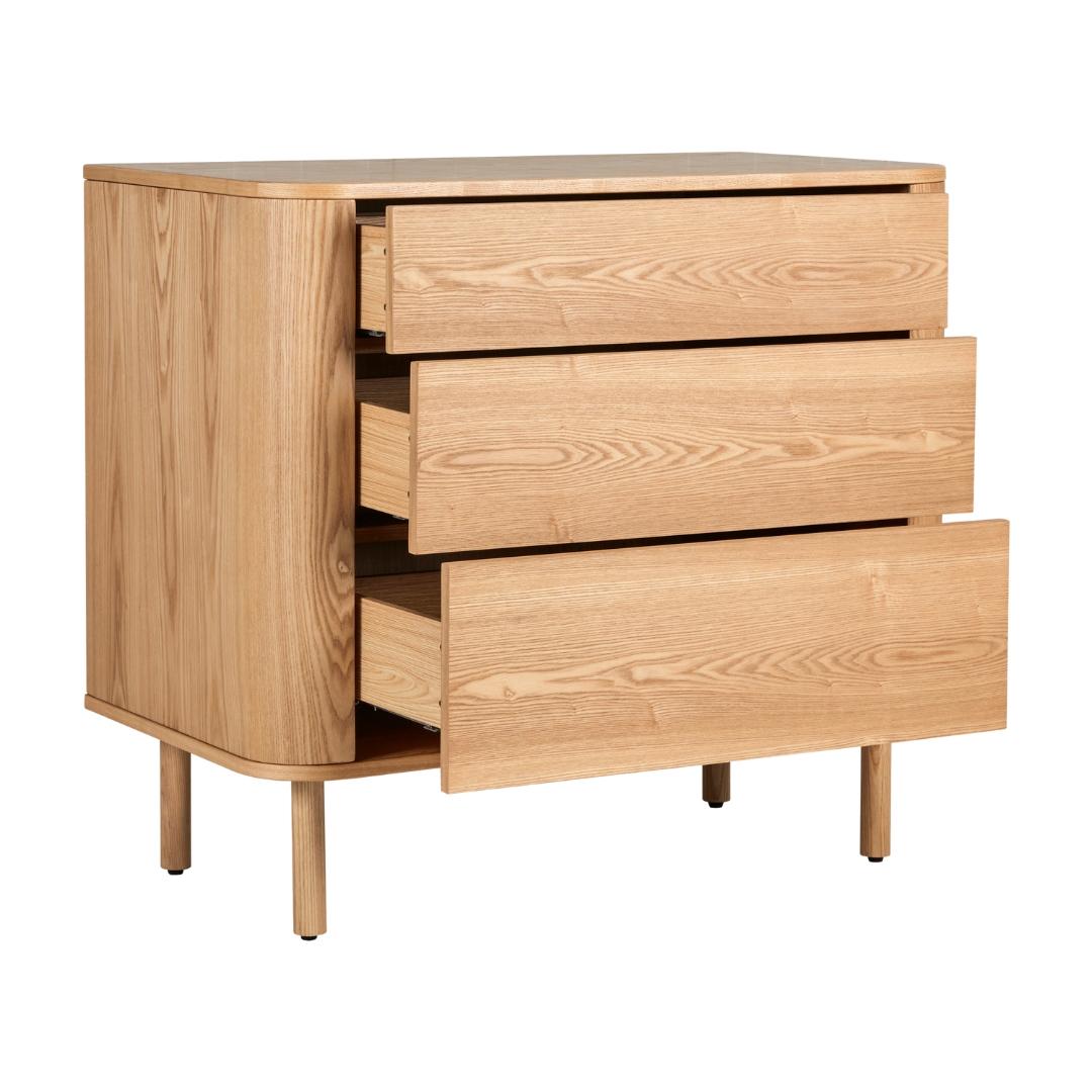 Quax Yume Chest of Drawers in Ash with Optional Changing Top
