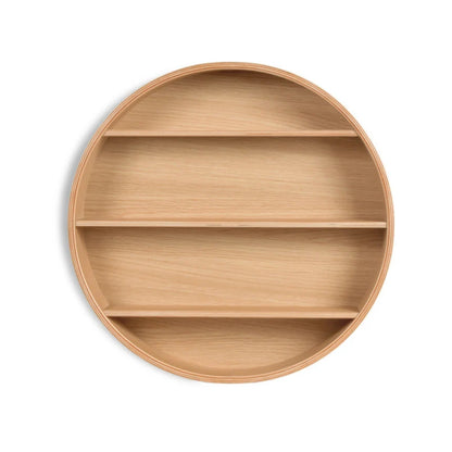 Curve Lab Round Shelf - Oak Wood