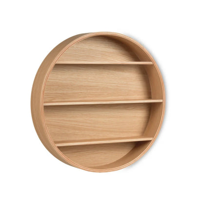 Curve Lab Round Shelf - Oak Wood