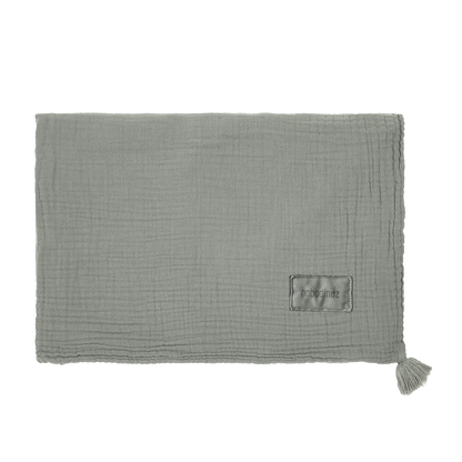 Blanket in washed double muslin Wabi-Sabi