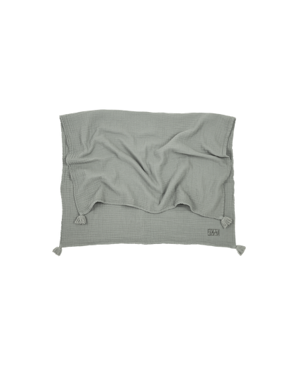 Blanket in washed double muslin Wabi-Sabi